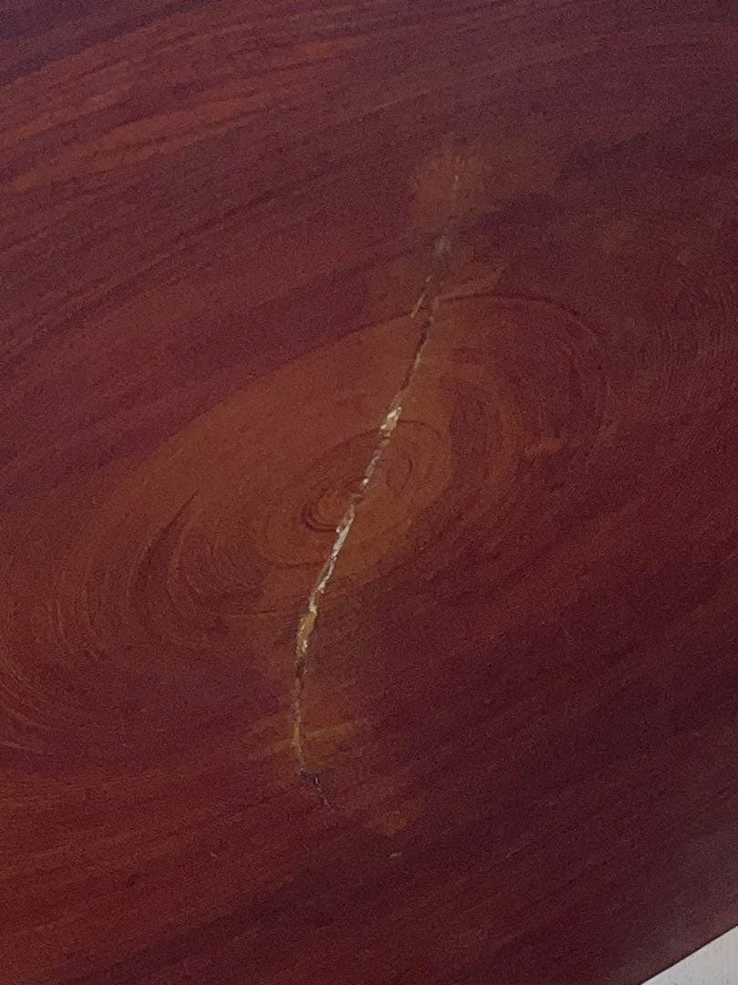 一枚板 座卓 天然木 テーブル ローテーブル 脚付き -304-