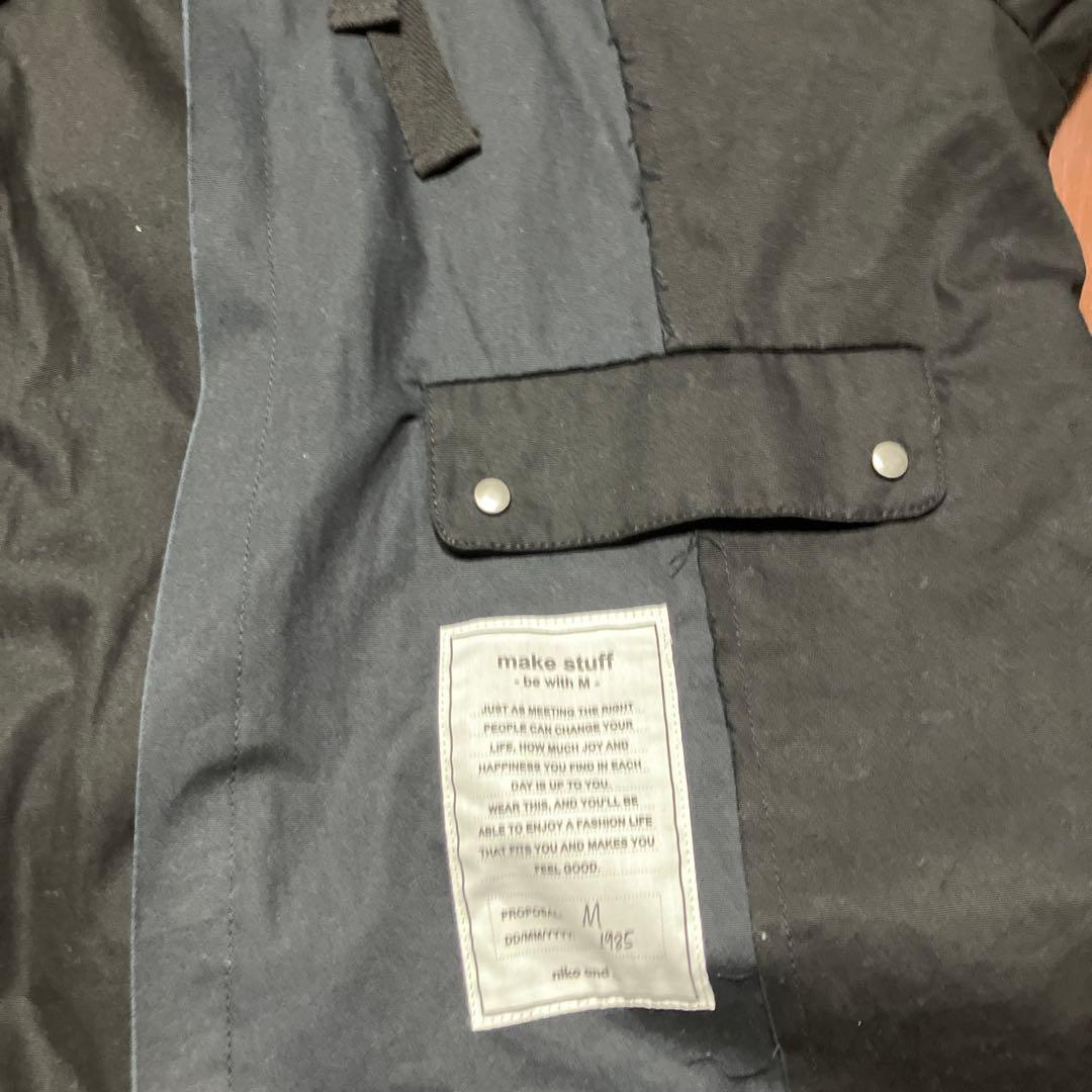 新品ニコアンド[be with M]Misayoミリリメイクジャケットブラック