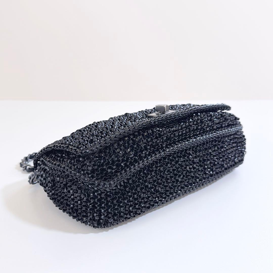 現行品 アンテプリマ ルッケット II ミディアム 横長 エナメルブラック