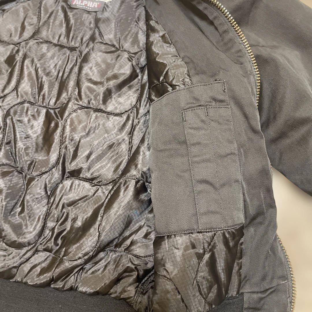 80s alpha フライトジャケット cwu-45p 旧タグ USA製 L - メルカリ