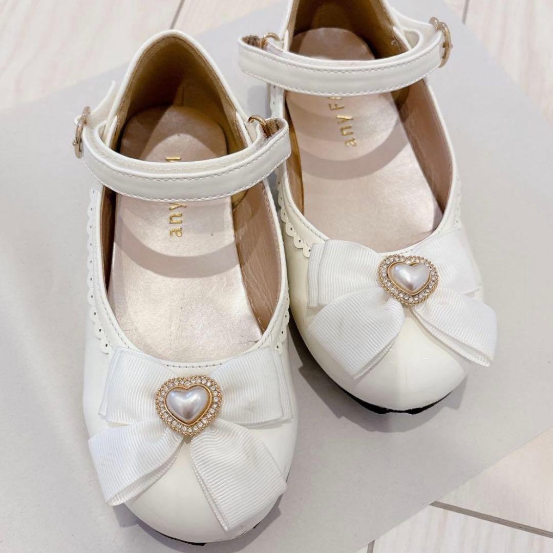 美品】anyFAM ジャケット＋プリーツワンピース➕靴19cm➕ヘアゴム