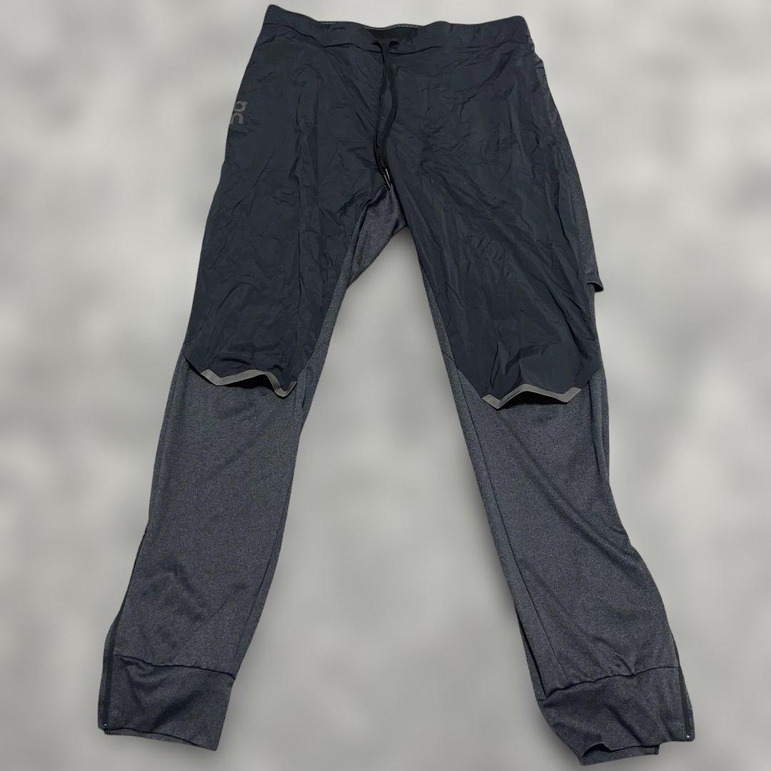 最終値引き‼️ On ロングパンツ グレー サイドファスナー付き 最終値引き‼️ On ロングパンツ グレー サイドファスナー付き