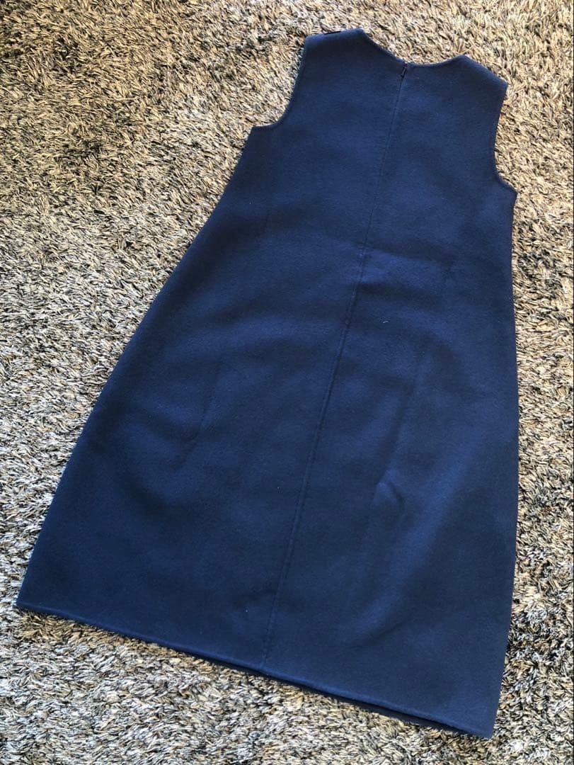 最高級】MaxMara クチートアマーノ バルーンダブルフェイスワンピース