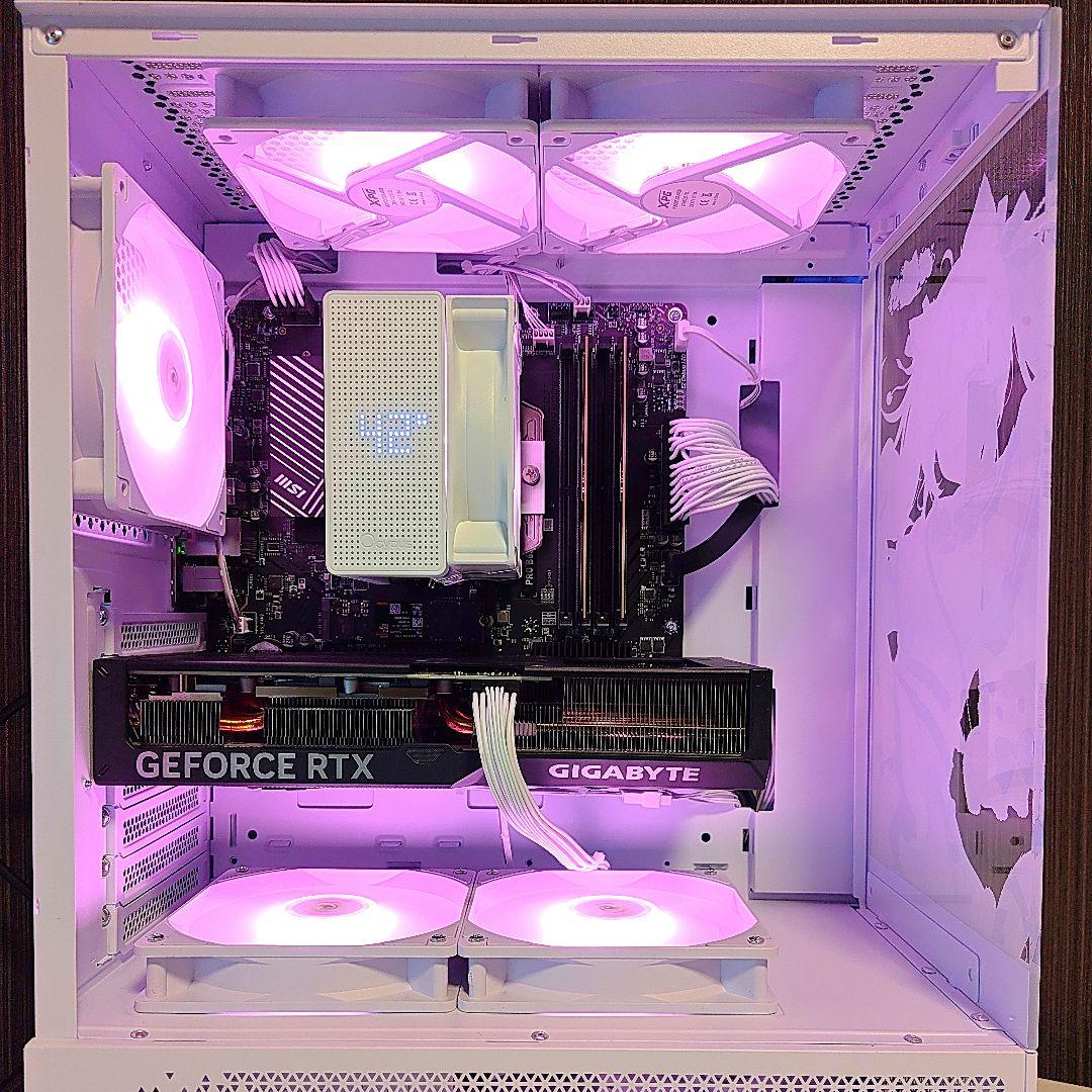 猫山みあ×ELSAコラボケース ゲーミングPC】デスクトップ／キャラクター