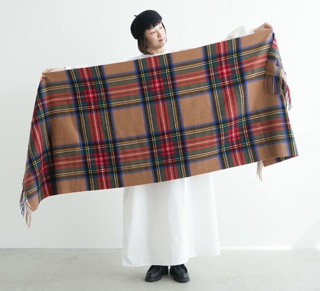 《本日限定お値下げ》TWEEDMILL 大判ピュアウールストール