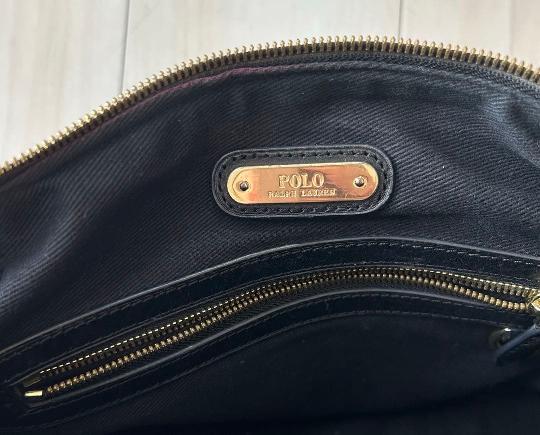 希少 Polo Ralph Lauren 2wayミニボストンバッグ ネイビー - メルカリ