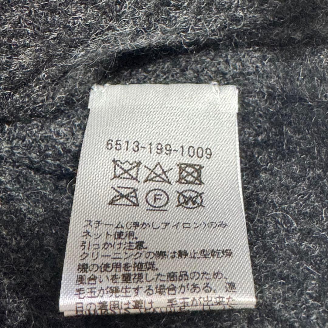 Drawer ドゥロワー 21AW カシミヤ7G畦編みクルーネック フリルニット