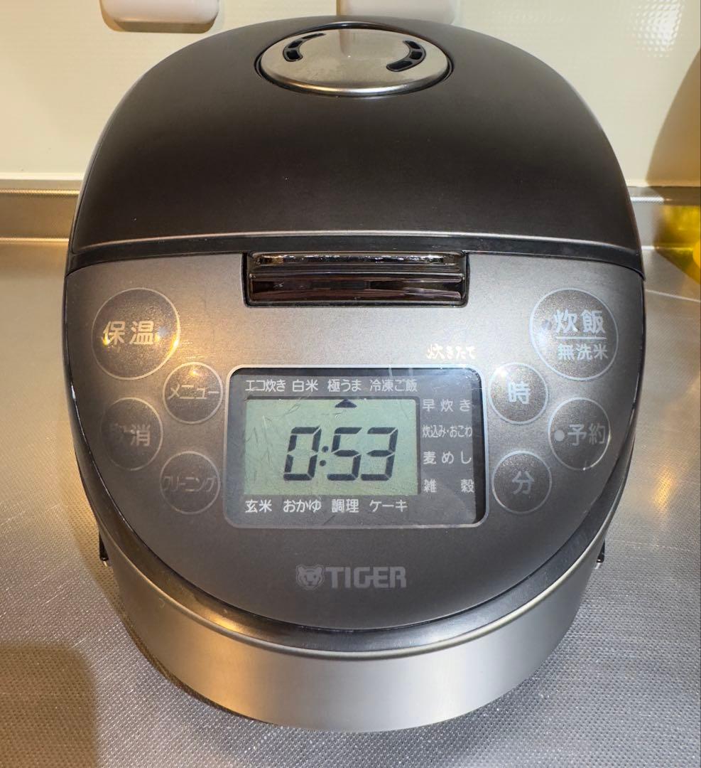 タイガー魔法瓶 IH 炊飯器 3合 炊きたて JPF-G055 IH炊飯器〈炊きたて〉JPF-G055 - タイガー魔法瓶