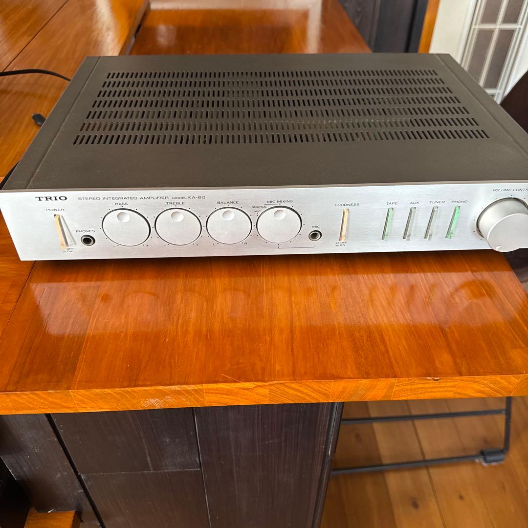 TRIO(KENWOOD) KA-60 ステレオプリメインアンプ - メルカリ