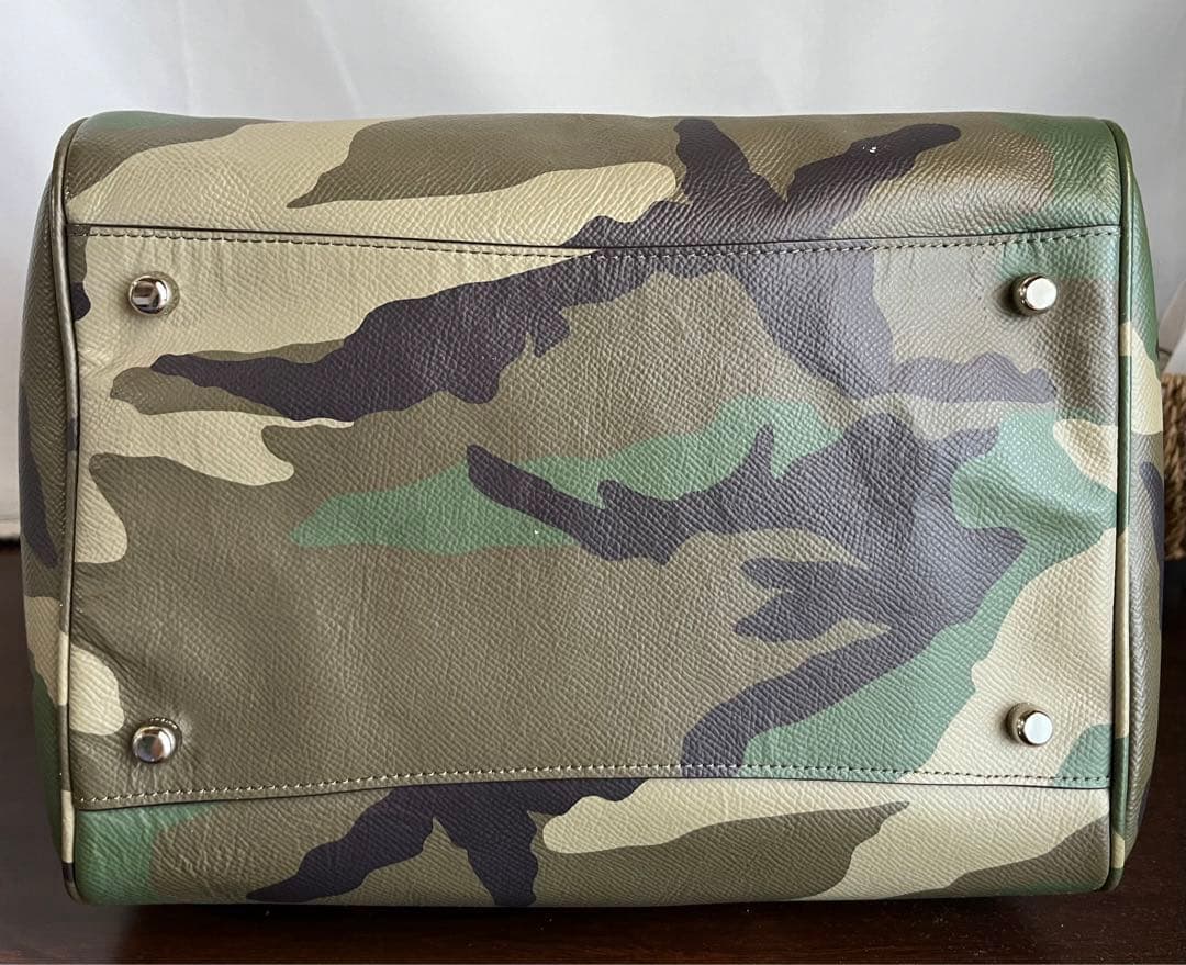COACHコーチ サリーサッチェル カモフラージュ 2WAYバッグ 迷彩柄