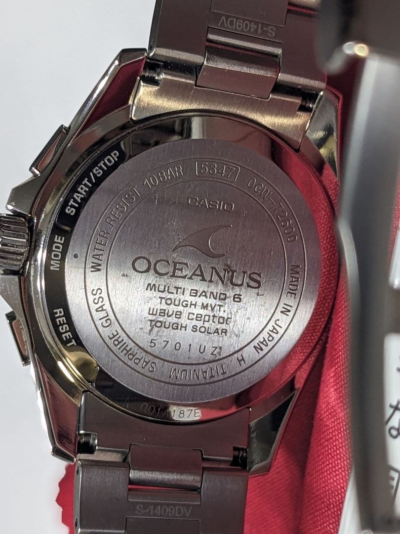 レアカラー極美品】☆CASIO OCEANUS OCW-T2600-2AJF☆ K107124567