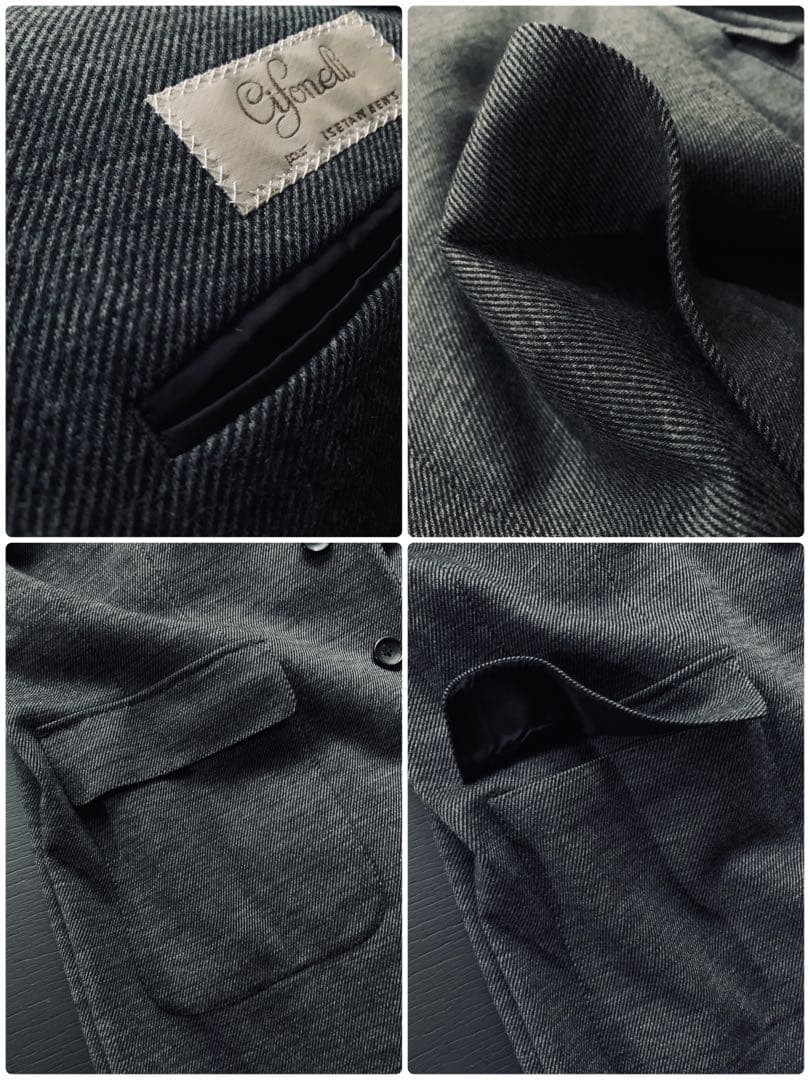 Cifonelli 巴里エスプリ！色気立つコート カスタムオーダー品 ¥25万程