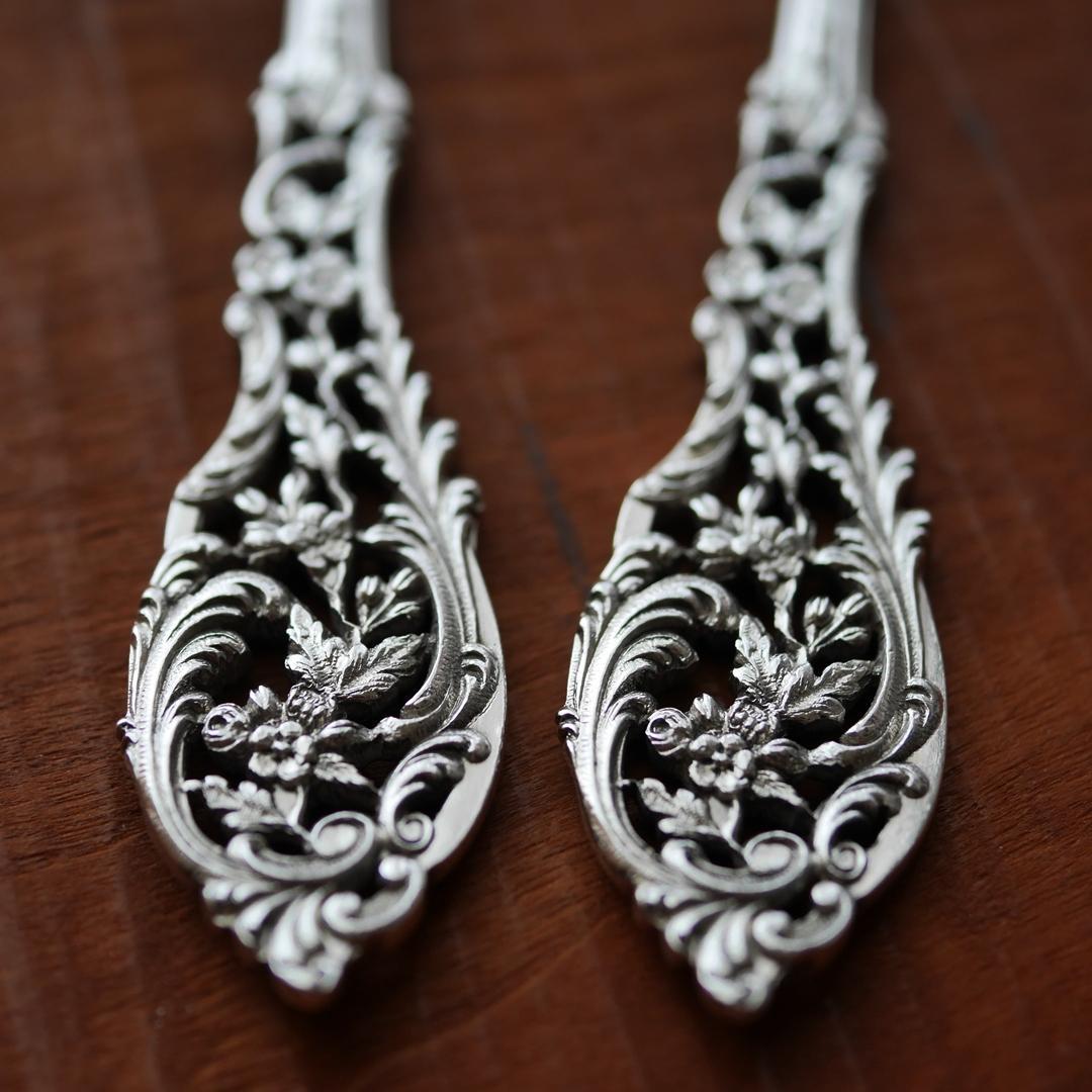 ◇アンティーク◇シルバー950◇JeanGranvigne◇スプーン2本セット◇