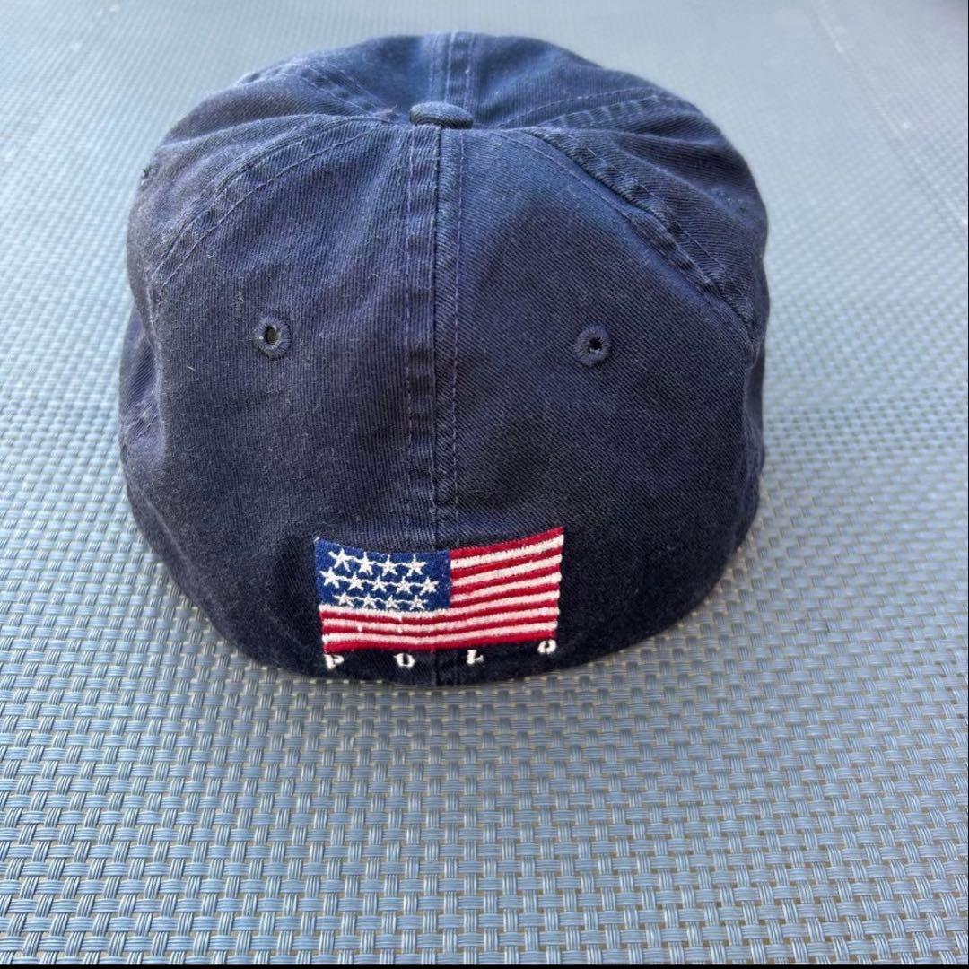 90s USA製 Polo Ralph Lauren キャップ 星条旗 刺繍 - メルカリ