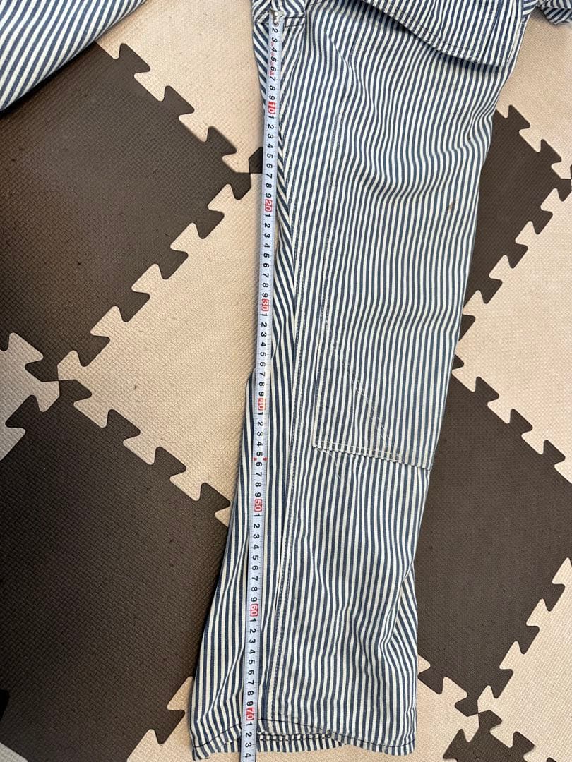 中*昌様 50s BIGSMITH エプロン付き オーバーオール ヒッコリー ダ