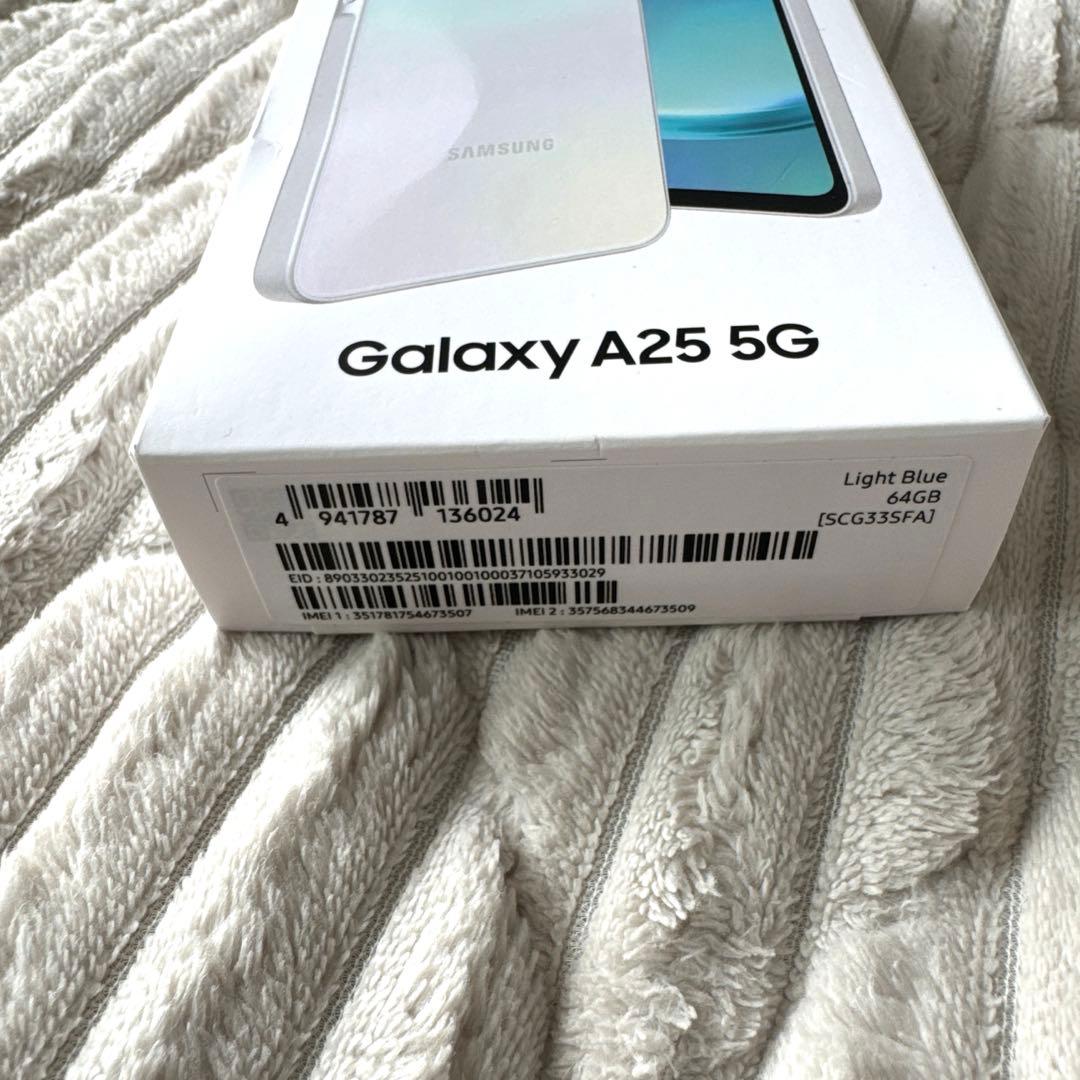 新品・未開封】ドコモ Galaxy A25 SIMフリー light blue - メルカリ