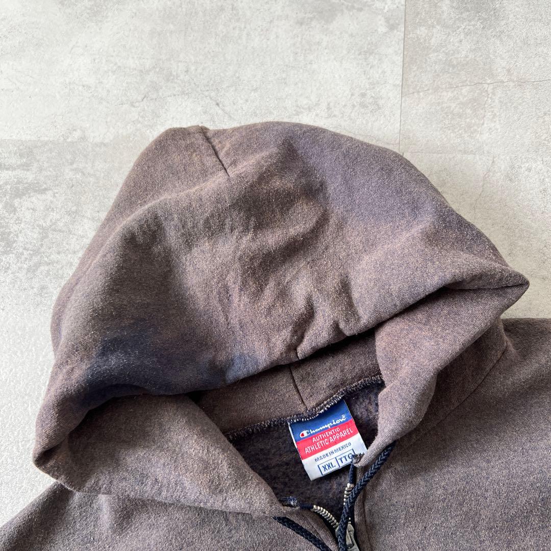 一点物Boro 鬼フェード ボロ パーカー 褪色 パステルパープル ジップ