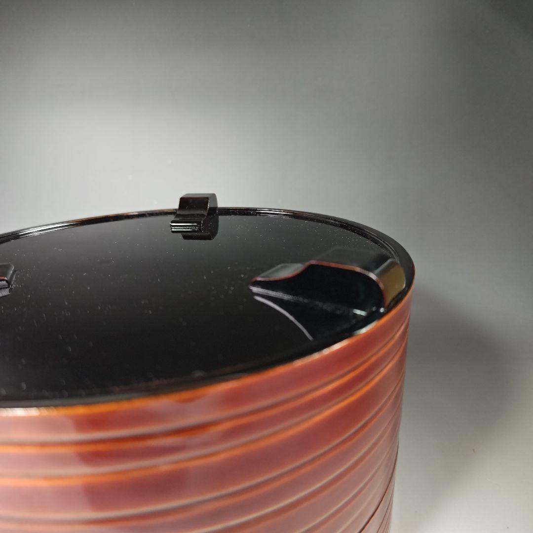 イ587 水指『蒔絵師　河原積善作』『春慶塗　鳥金蒔絵蓋　水指　共箱』茶道具