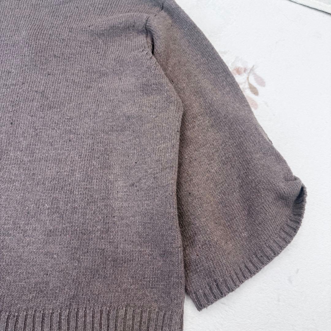 希少 ヴィヴィアンウエストウッド オーブ 刺繍 ニット ブラウン ボタン