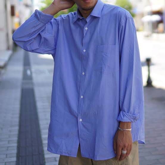 COMOLI コモリシャツ SAX Shirts - メルカリ