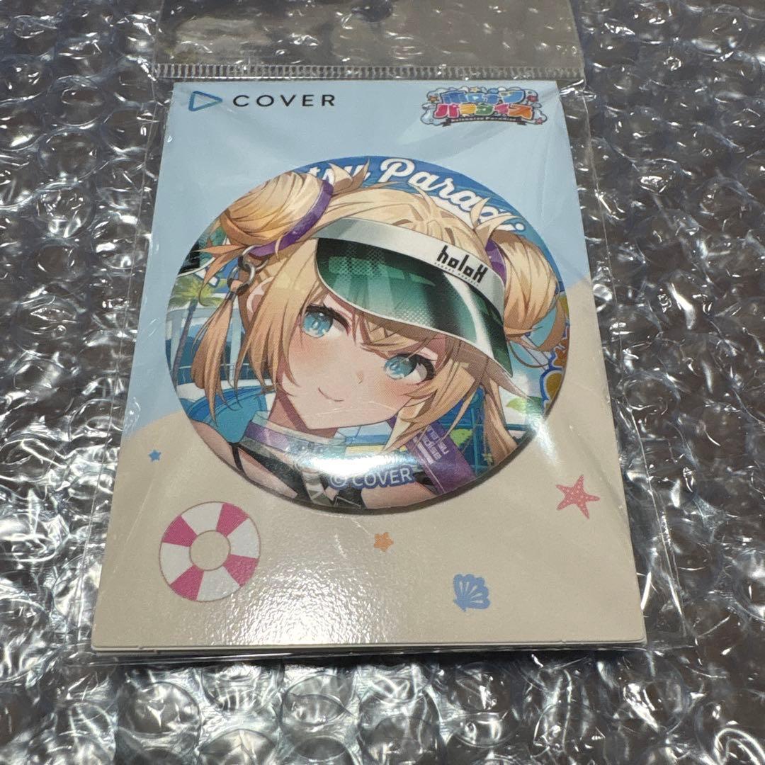 ホロライブ ホロナツパラダイス 缶バッジ&チェキ風カードセット 風真