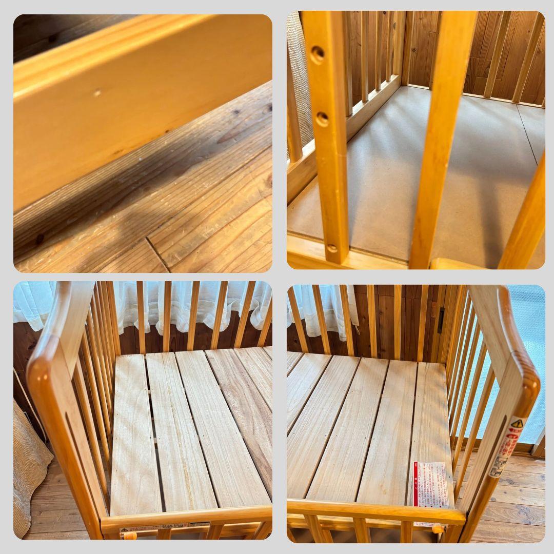 《綺麗❣️早い者勝ち❣️》カトージ　ベビーベット　 ハイシートベビーベッド⭐︎