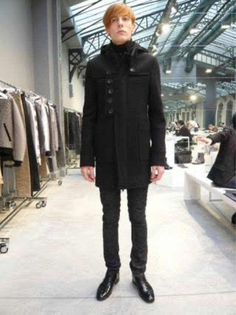 08AW ニコラ期 バレンシアガ ダッフルコート ミリタリー チン