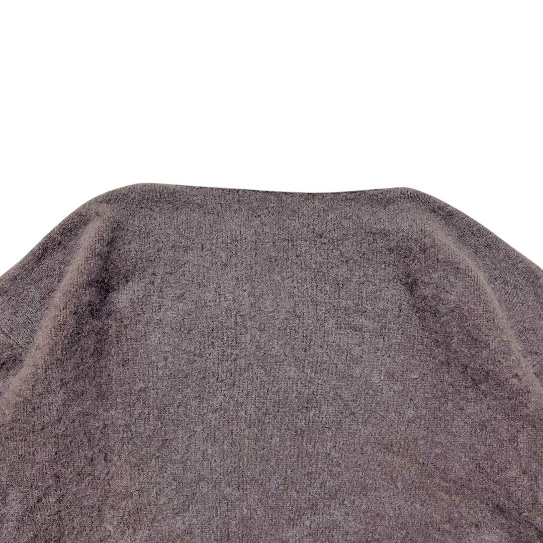 まもなく終了】 conte 24AW カシミヤ ファー ボートネックニット