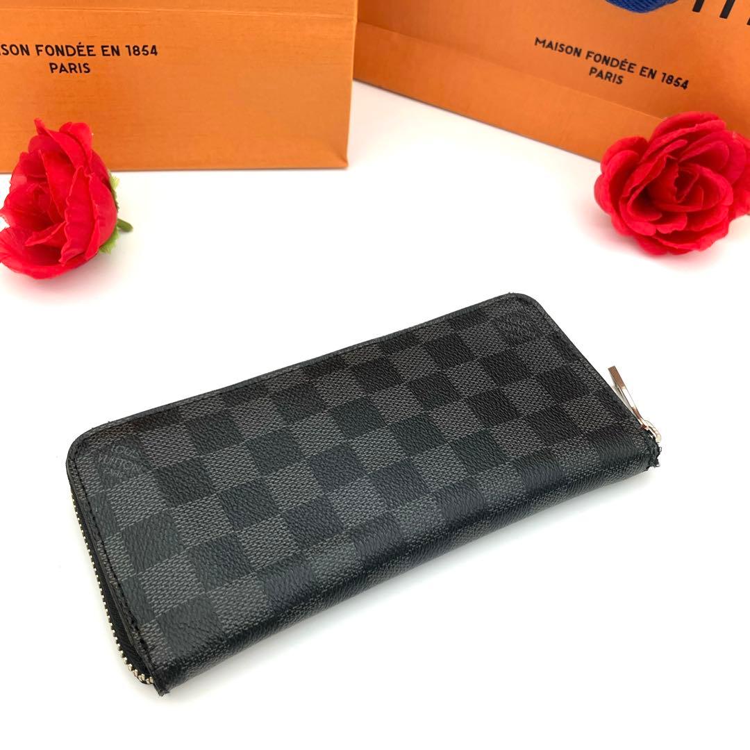 早い者勝ち】ルイヴィトン ダミエ グラフィット ヴェルティカル 長財布