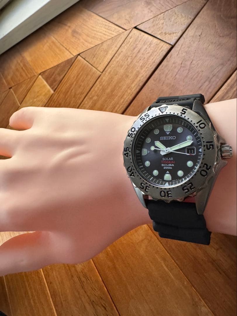 SEIKO V145-0AH0 セイコー プロスペック ダイバー チタン 美品 - メルカリ