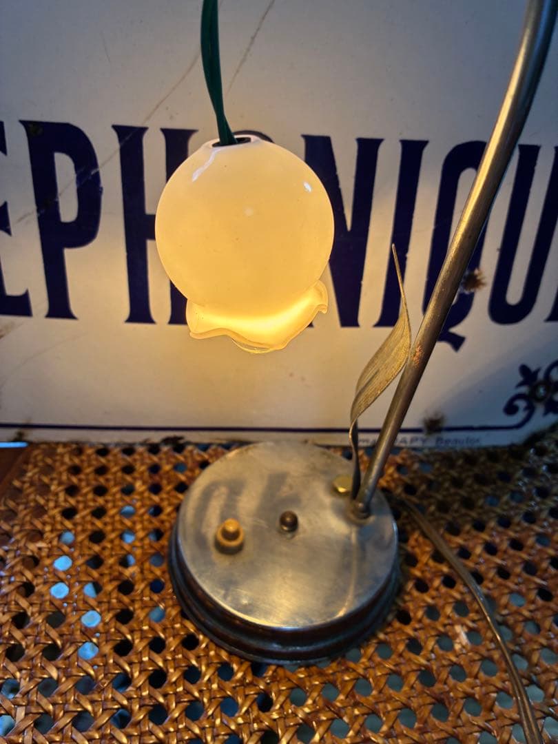 青柳様専用アンティーク デスク ランプ ベッドサイド卓上 ランプ