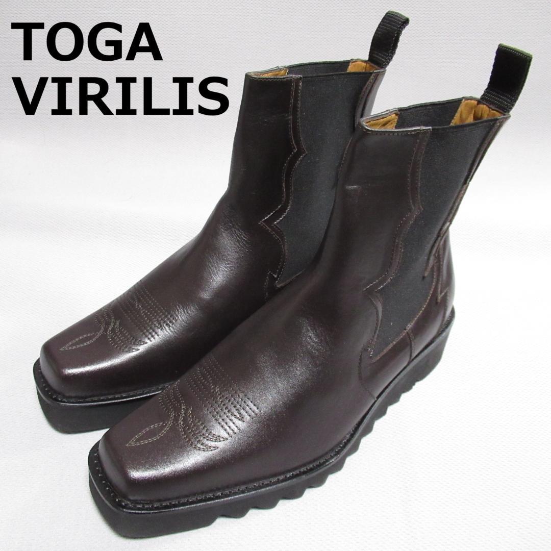 TOGA VIRILIS トーガ ビリリース ウエスタンサイドゴアブーツ 43 TOGA VIRILIS TOGA ARCHIVES(トーガビリリーストーガアーカイブス