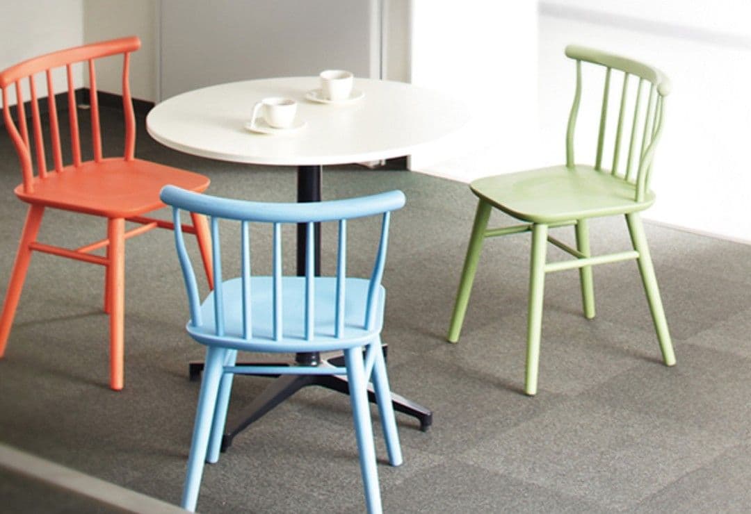 ダイニングチェア FLYMEe BASIC 革製クッション付き