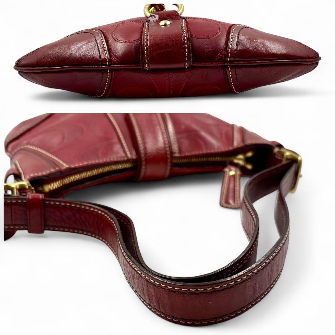 00s y2k archive coach bag red lock rare - メルカリ