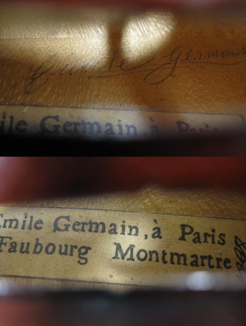 モダンフレンチ】 Emile Germain ca.1900 バイオリン - メルカリ