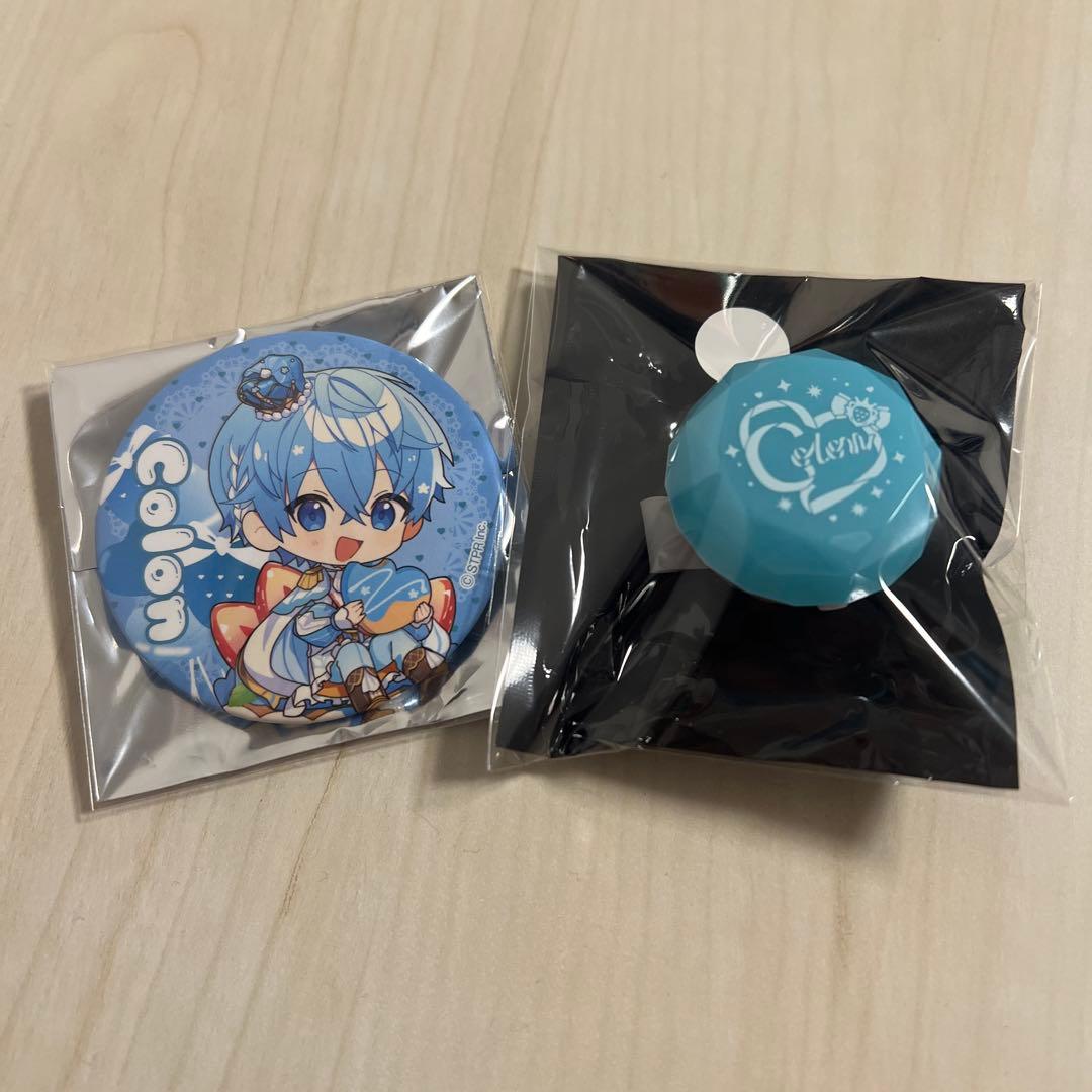 すとぷり ころんくん 9周年 リングライト 缶バッジ - メルカリ