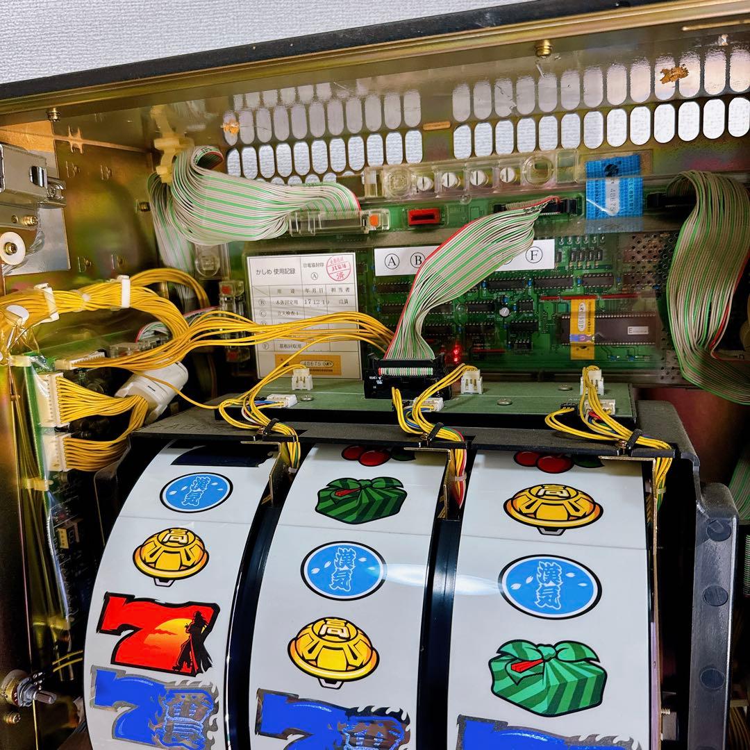 パチスロ実機 大都技研 押忍！番長 初代 4号機 スロット 家庭用電源