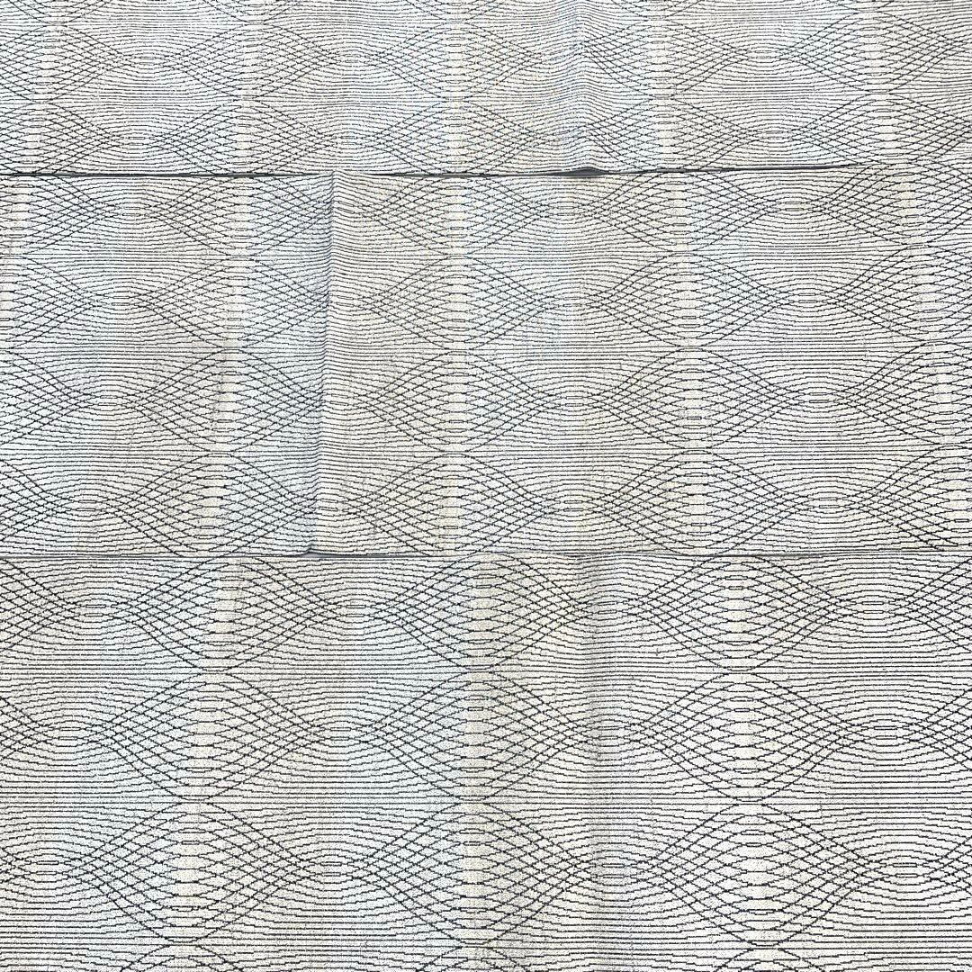 帯6551 ○創作工房 千尋庵 金彩錦 高級 正絹 両面全通 リバーシブル