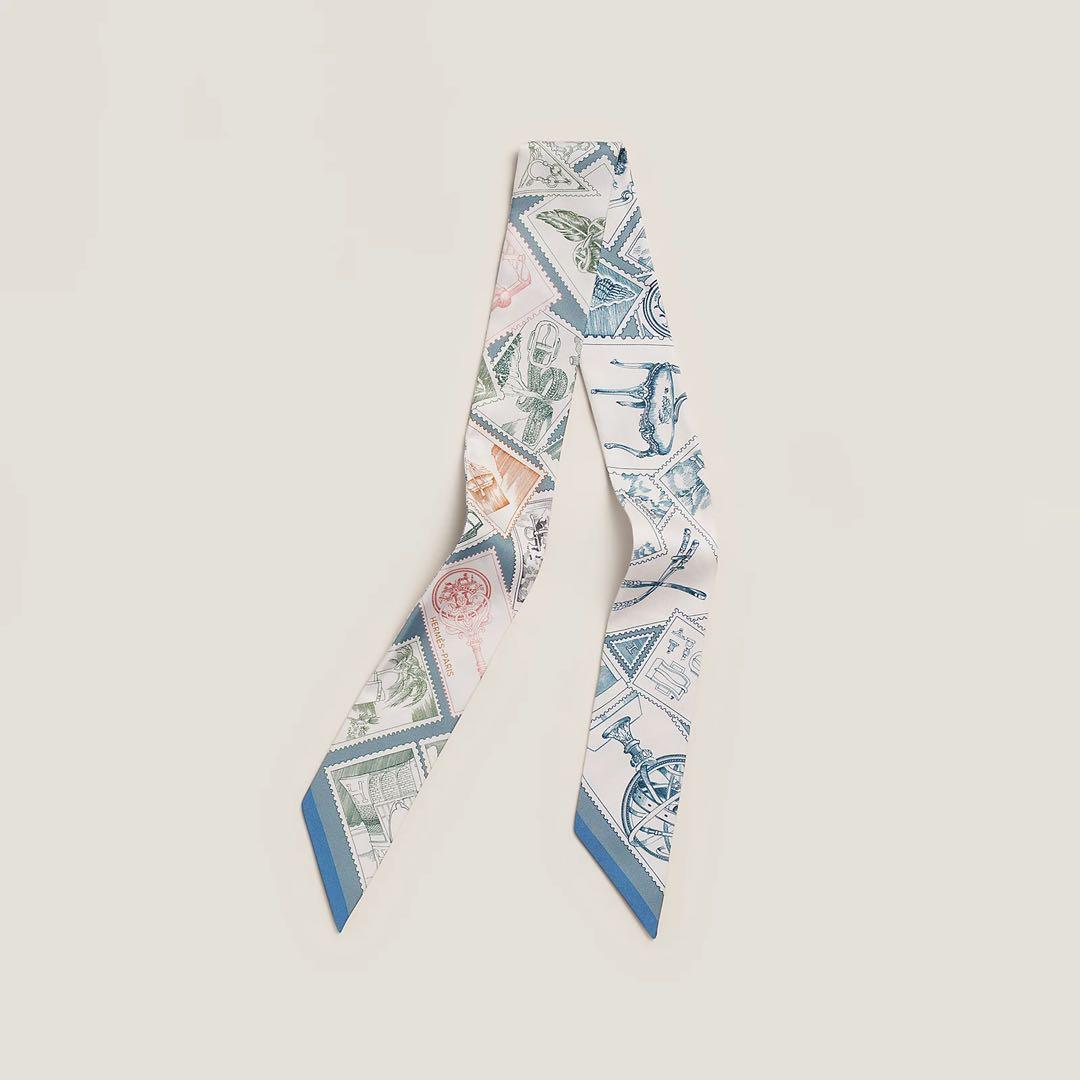 エルメス ツイリーTwilly 《フォーブルの切手愛好家》【新品未使用品