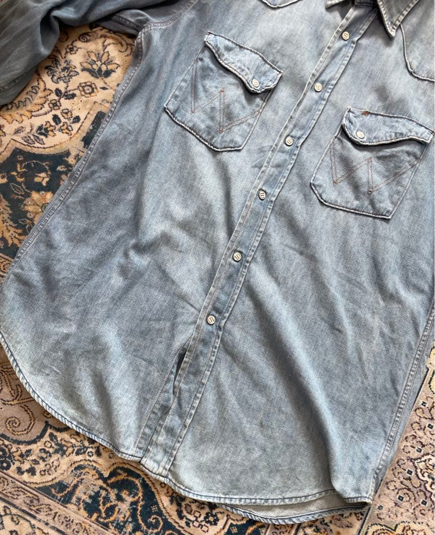 90年代 50年代復刻 27mw vintage Wrangler フルスナップ - メルカリ