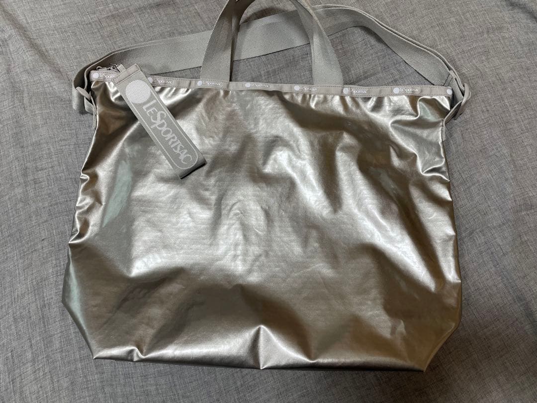 レスポートサック ひとりっぷ シルバー 2wayショルダーバッグ - メルカリ
