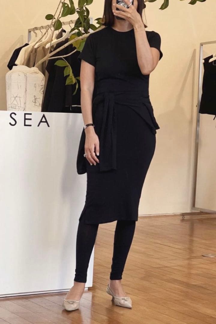 SEA⭐︎ カシミアスキンレギンス＆2wayスカート ROXY（ロキシー） スカート付き ラッシュガード レギンス SKIRT