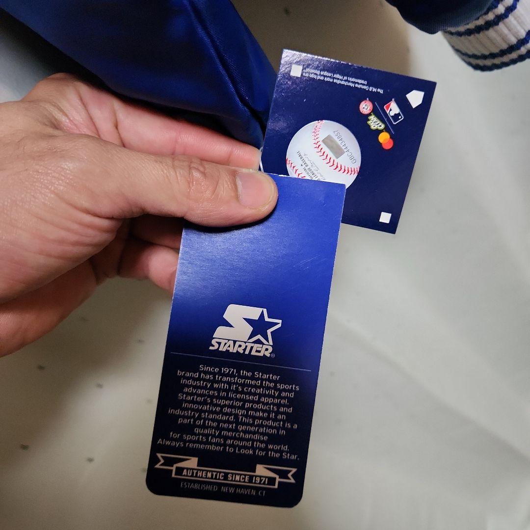 新品未使用 ドジャーズ ミスターカートゥーン スターター ジャケット L