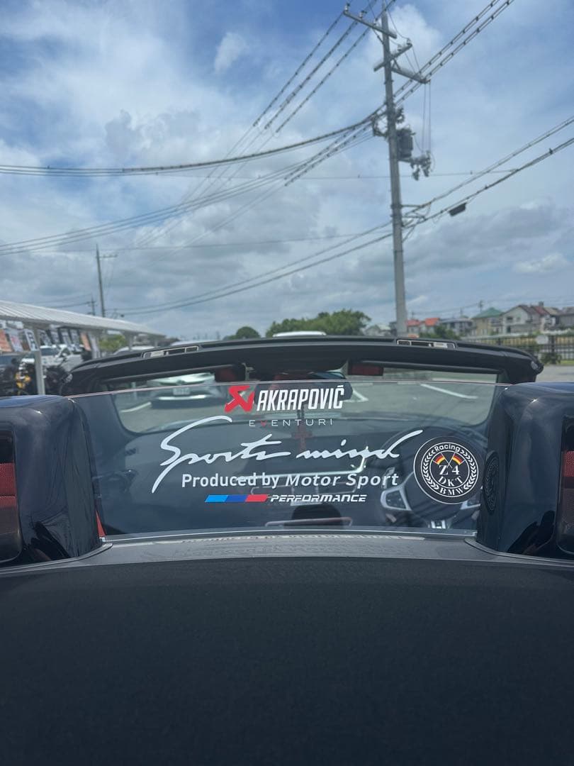 もんもん Z4 G29日本製ウインドディフレクター BMW BMW Z4 G29 ロードスター ウインドウディフレクター 風よけ