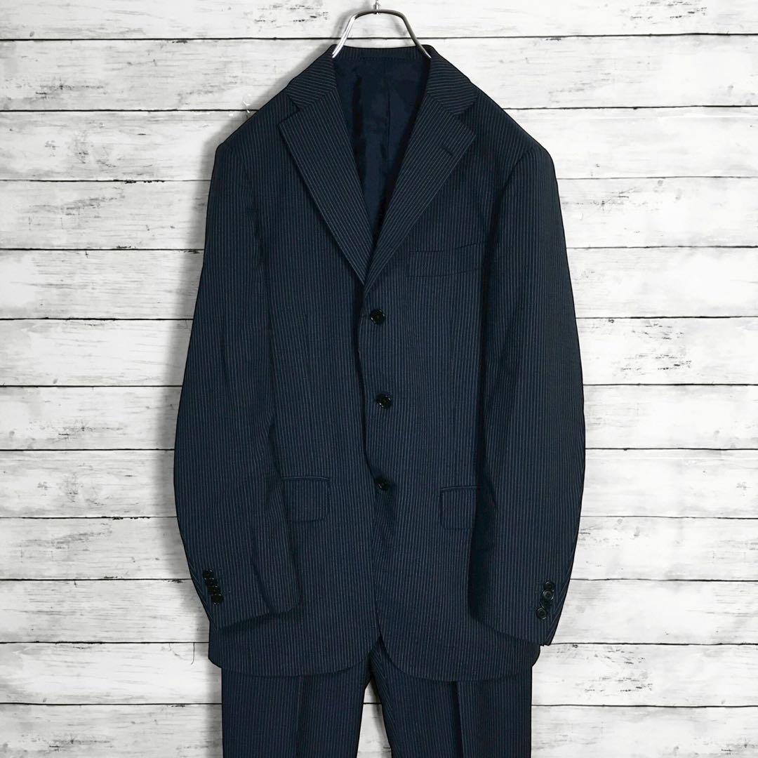 シップス リングジャケット レダ ストライプ3セットアップスーツ