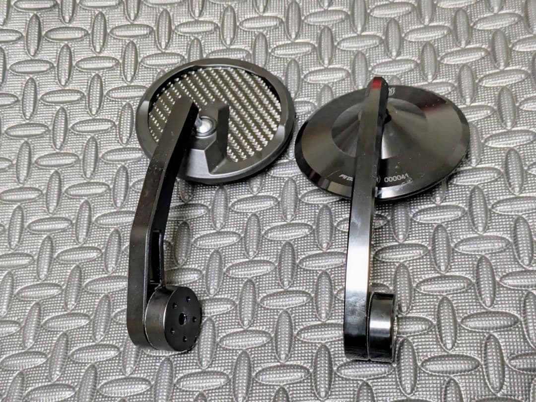 ハスクバーナ ヴィットピレン401専用 カーボン バーエンドミラー新品未