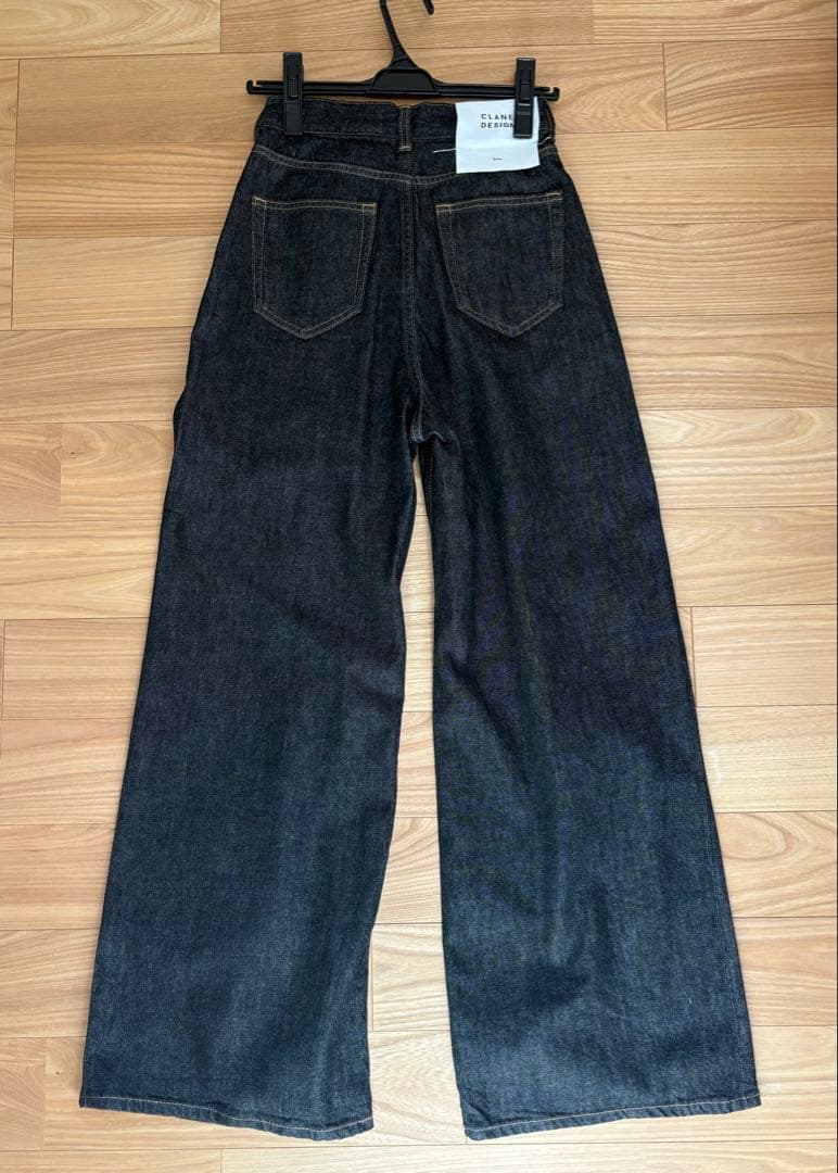 SuzuHirose×CLANE TUCK WIDE DENIM PANTS - メルカリ