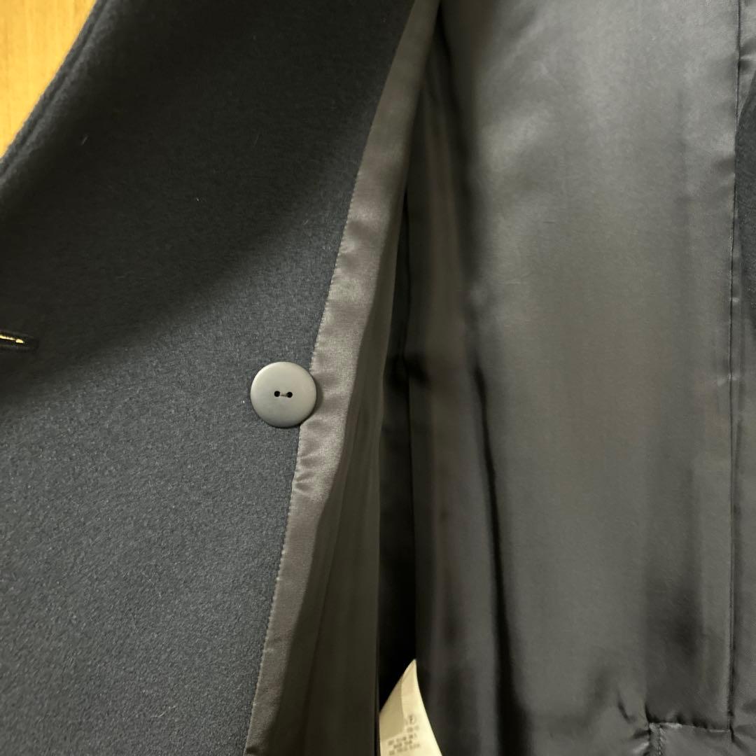 23区 ロロピアーナ ウールショールカラーコート ネイビー 34 - メルカリ