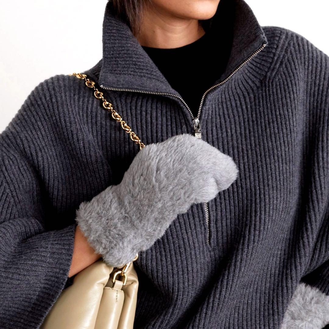 新品 Max Mara マックスマーラ テディベア テディ SM ミトン 手袋