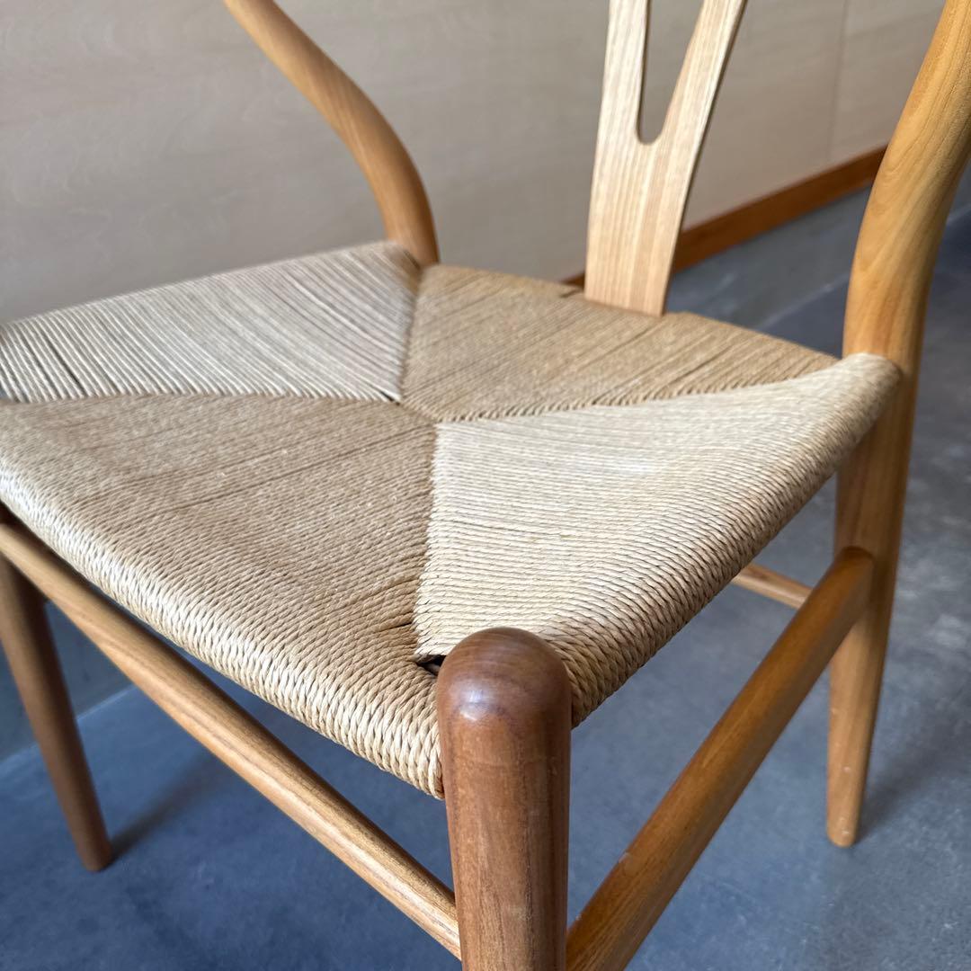 ch24 Yチェア エルム材 SH45cm birthday edition - メルカリ